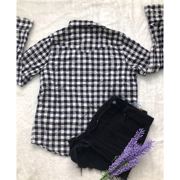 F21 Checkered Plaid Shirt - Picture 3 of 3
